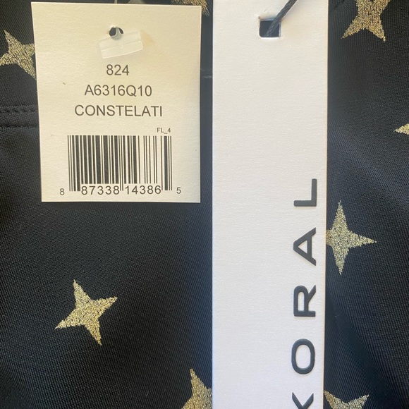 NWT KORAL Black Clover Impression Constellation Stars Cropped Hoodie XS - Picture 3 of 3